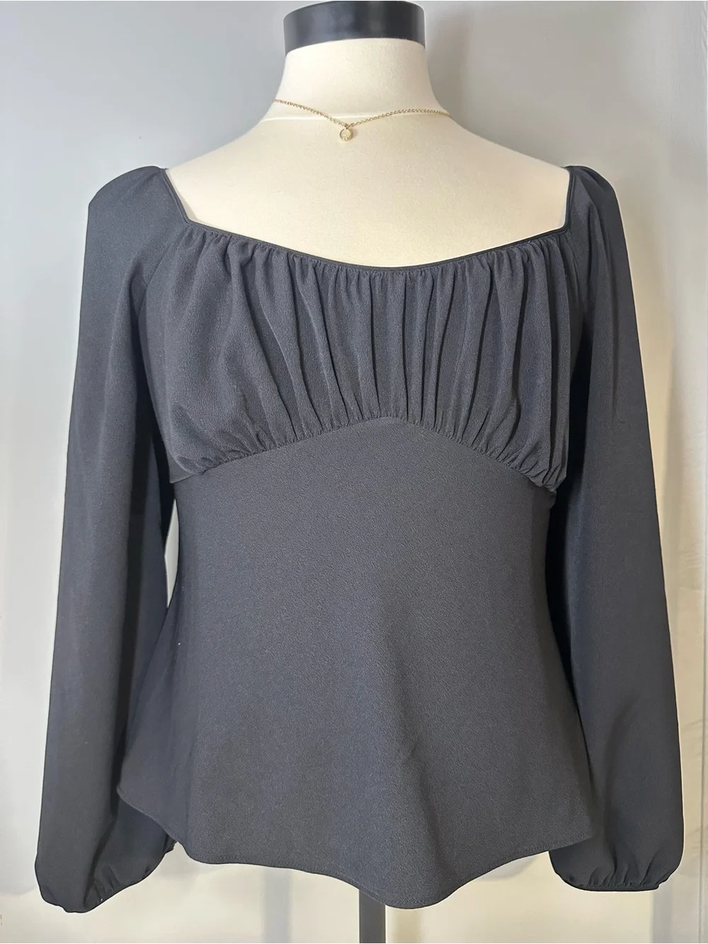 Banana Republic Black Bodice Blouse